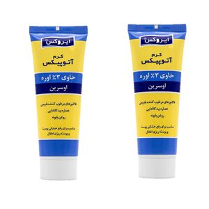 کرم نرم کننده کودک ایروکس مدل آتوپیکس حجم 75 میلی‌ لیتر بسته دو عددی